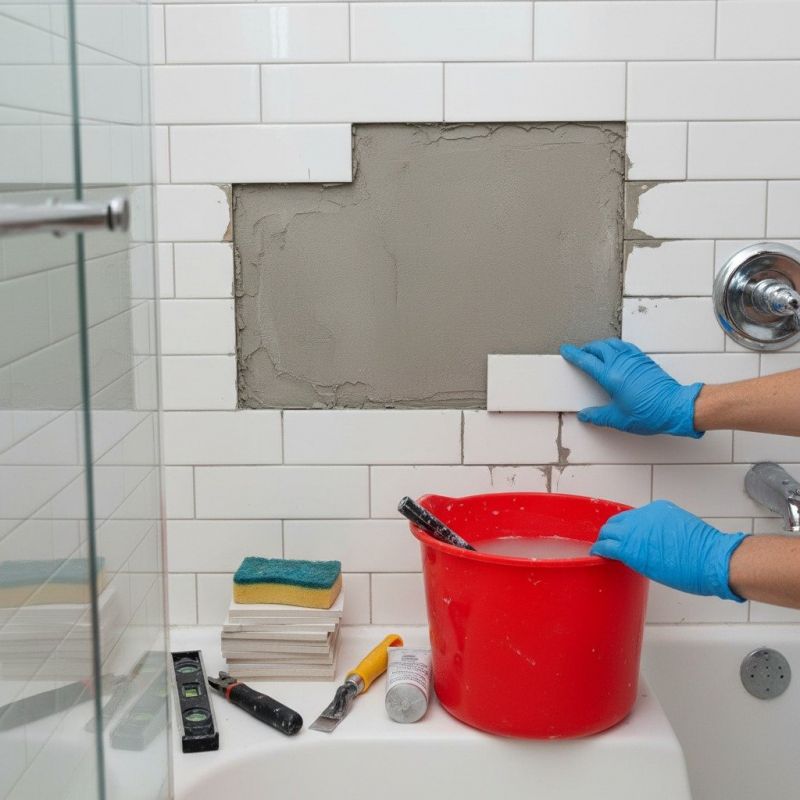 Local Shower Tile Repair pros at work